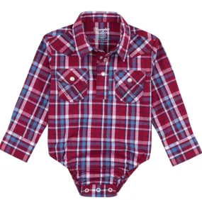 12317700 - Wrangler Baby Boy Bodysuit - Red