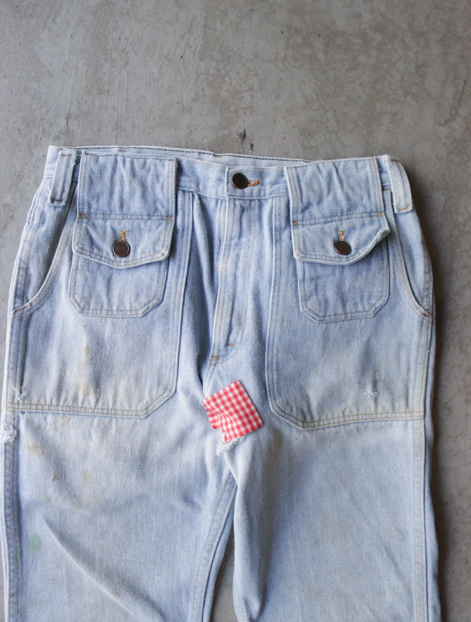 1970S FLARED REPAIRED BUSH PANTS