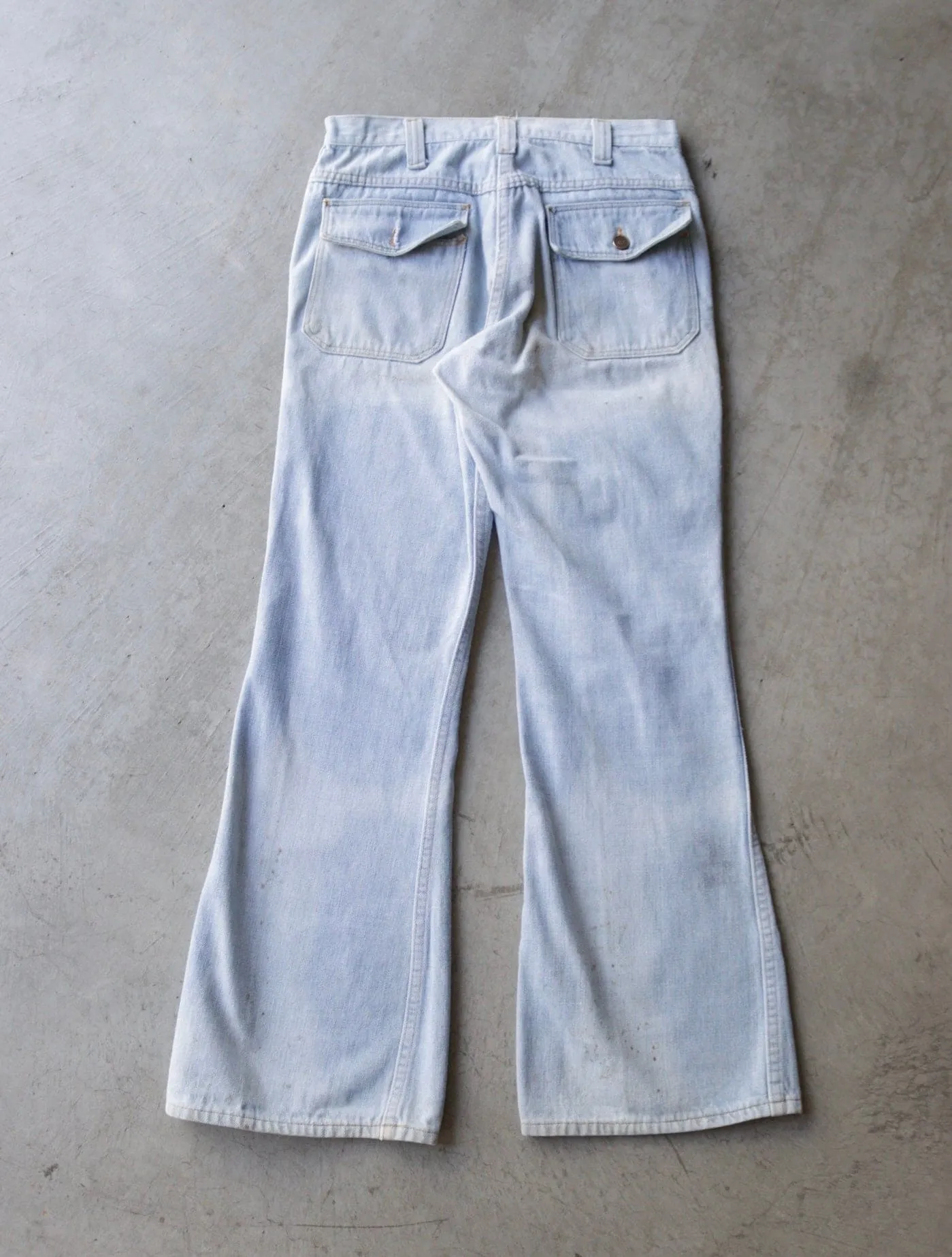 1970S FLARED REPAIRED BUSH PANTS