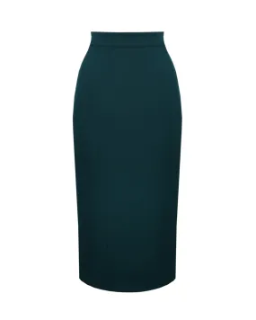 50s Perfect Pencil Skirt - Racing Green