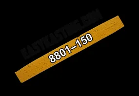 8801-150 Pumpkin / Black Flake