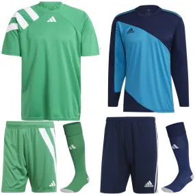 ADIDAS FORTORE 23 PREMIUM KIT BUNDLE GREEN WHITE