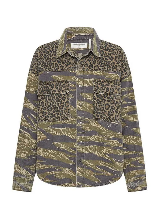 Animal Camo Daria Shacket