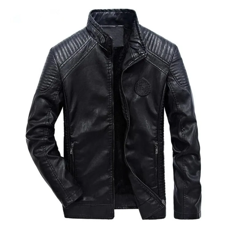 Autumn And Winter men's leather jacket Europe and America leisure leather jacket