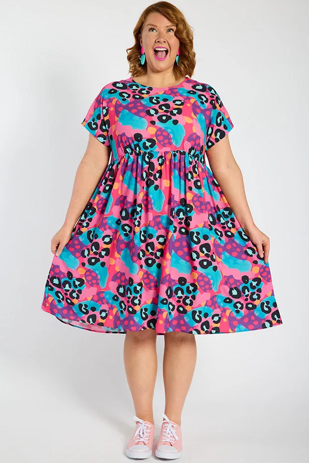 Bam Inky Leopard Dress