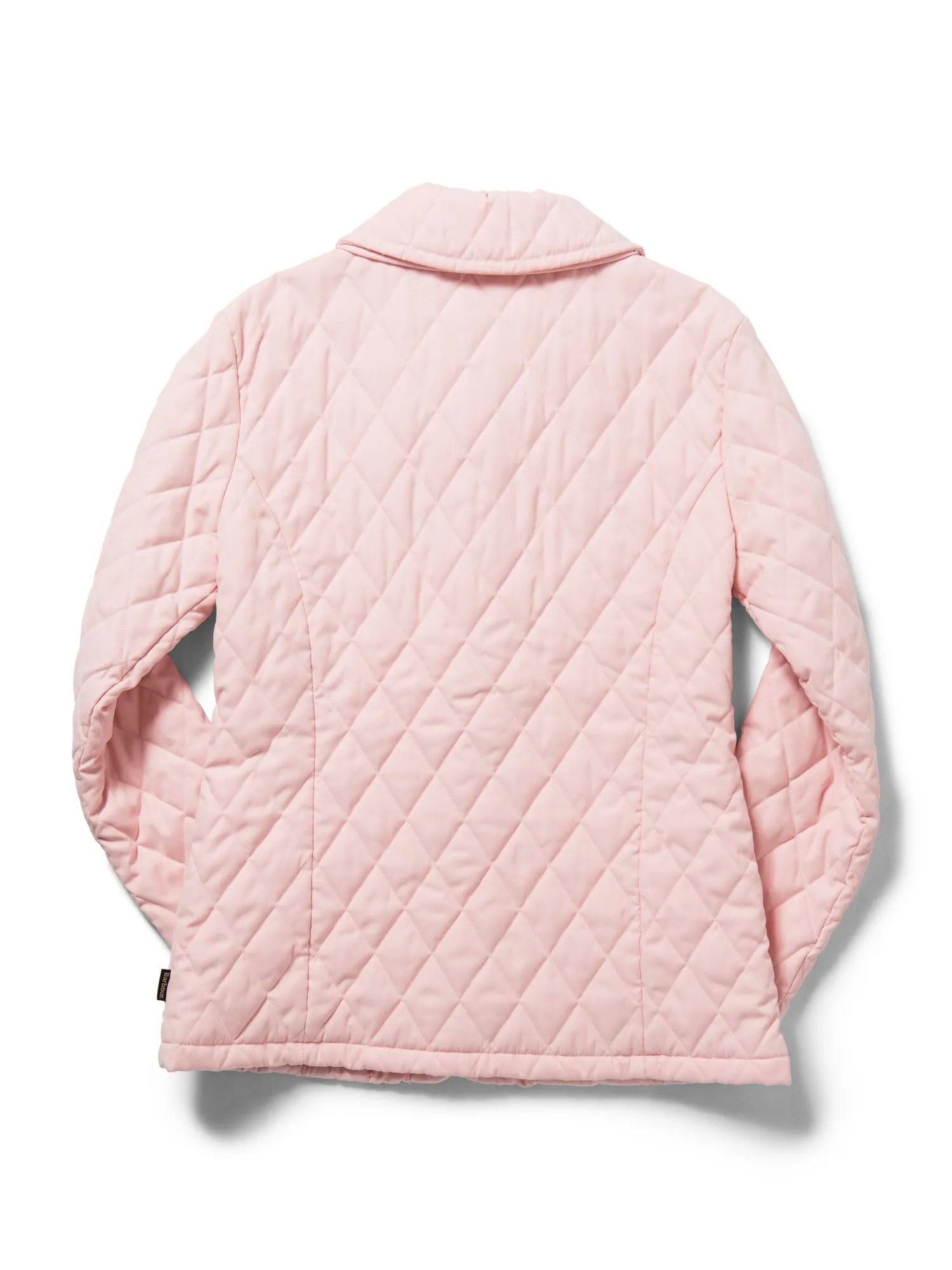 Barbour Logo Quilted Utility Jacket Light Pink