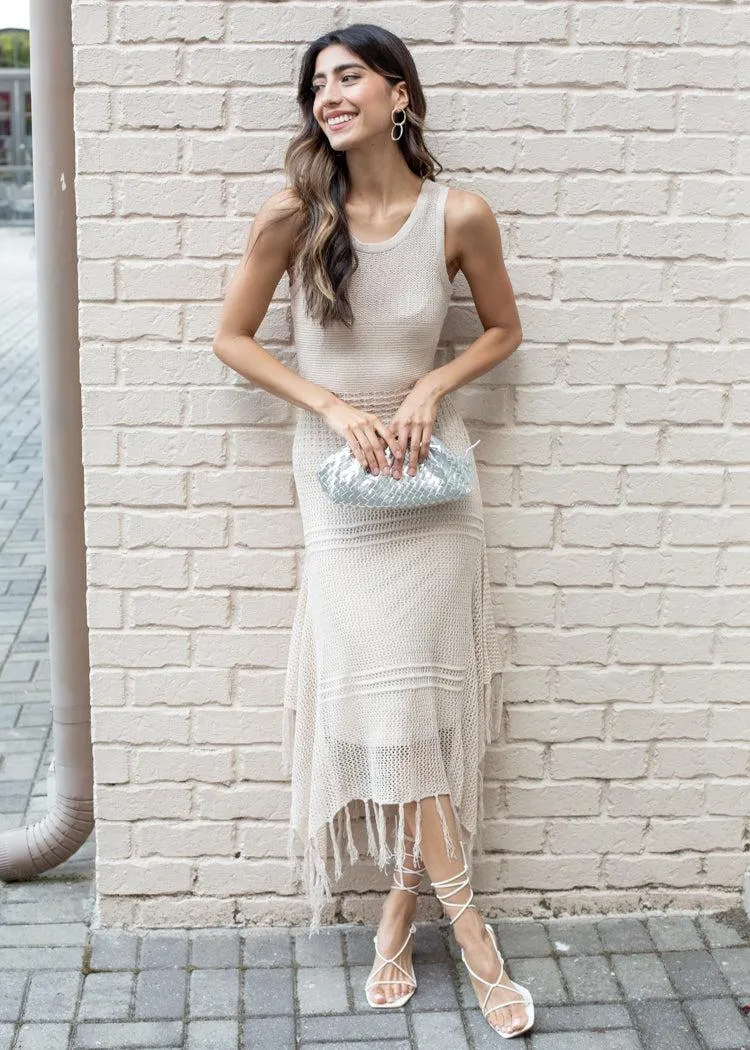 BB Dakota Best Of Fringe Midi Dress-***FINAL SALE***