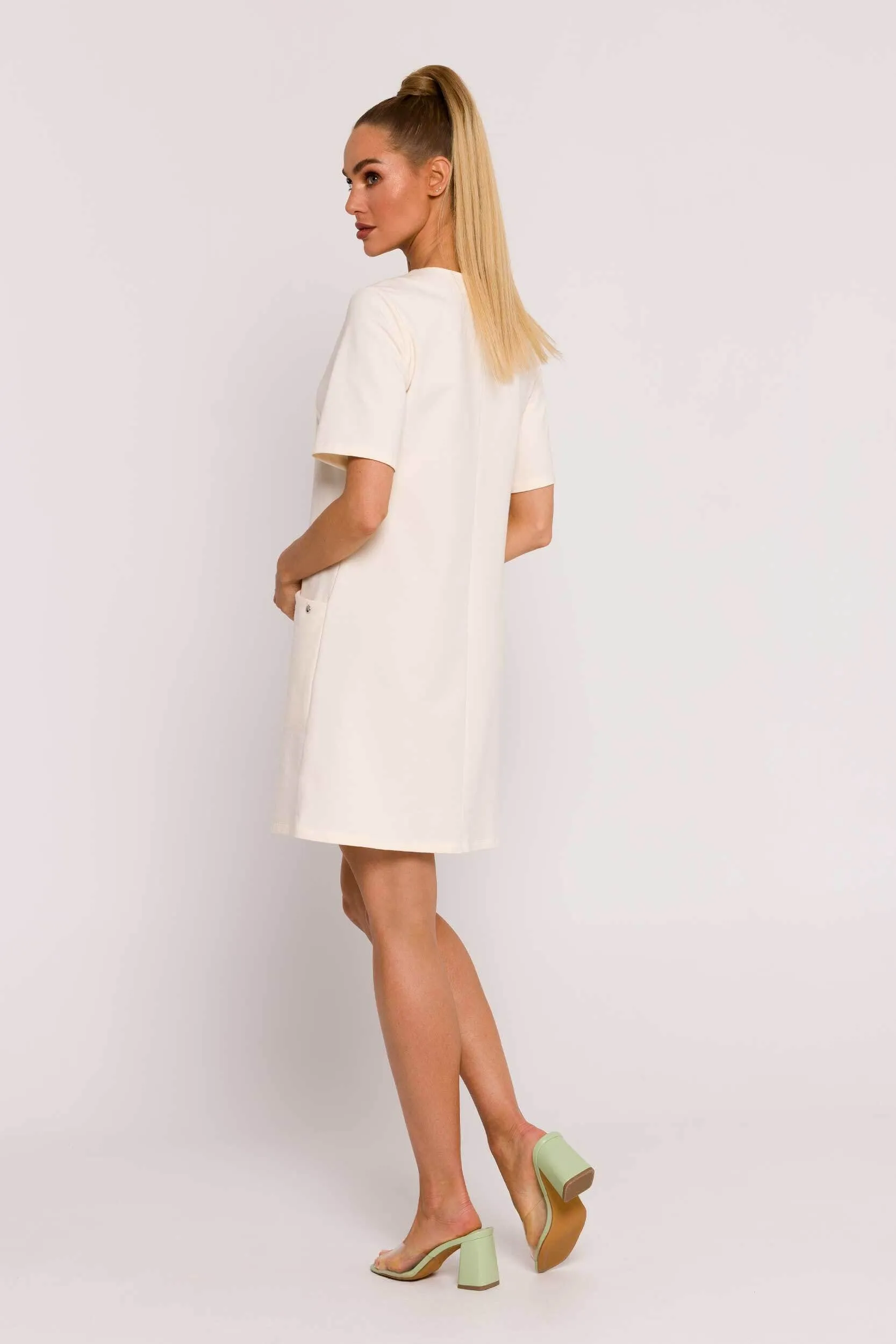 beige - Daydress model 193561 Moe