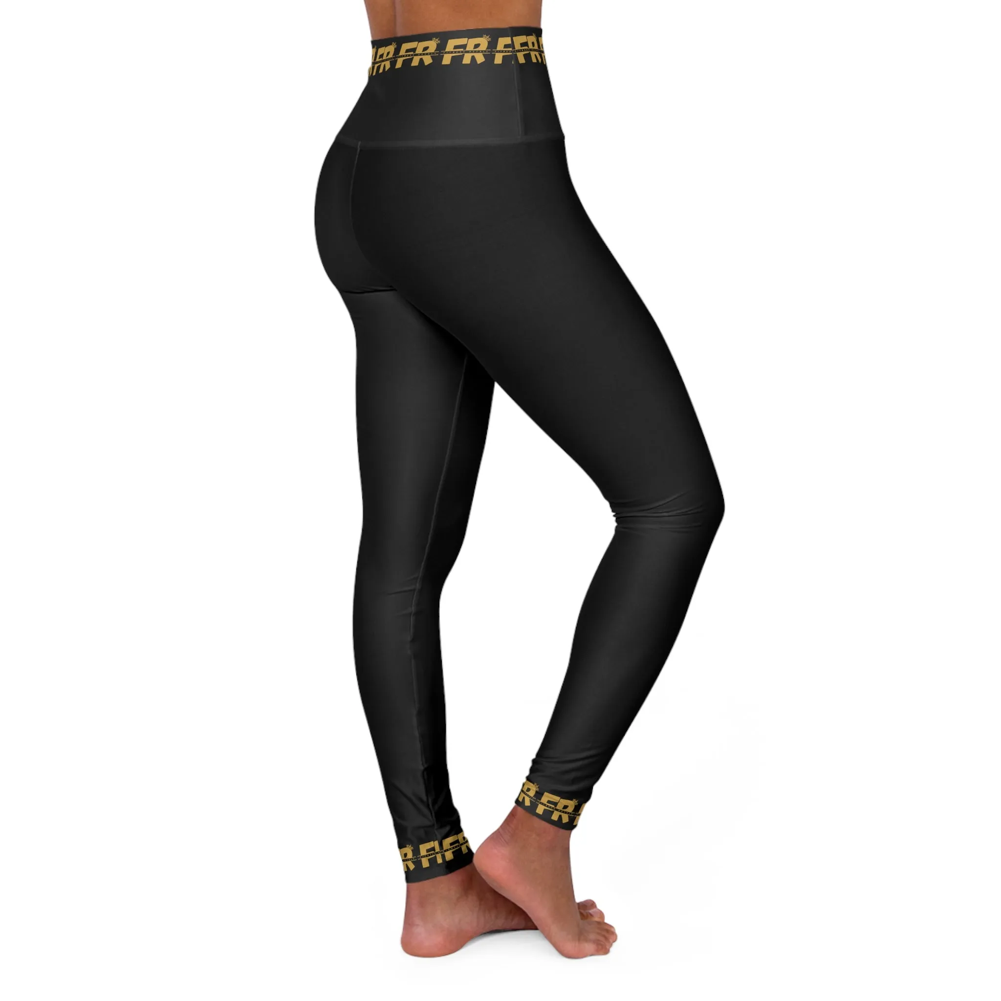 Black Gold High Waisted Yoga Leggings | High Waisted Yoga Leggings for the Perfect Fit! | High Waisted Yoga Leggings for Ultimate Comfort