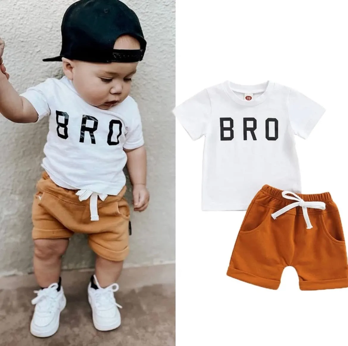 Boys Classic Bro Tee Set