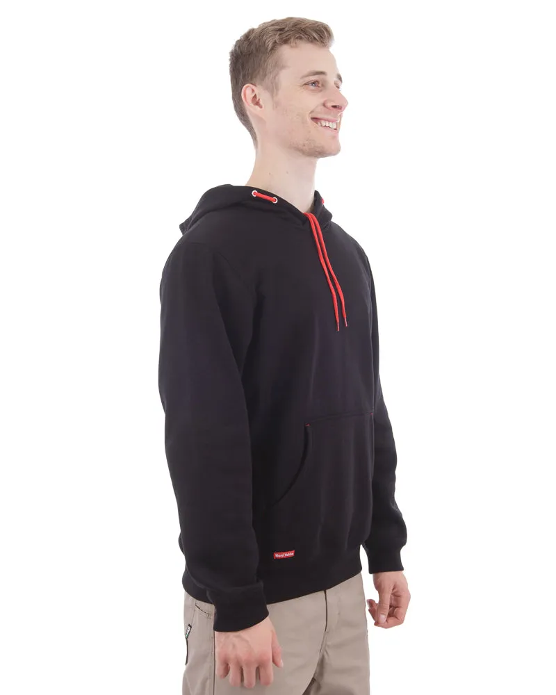 Brushed Fleece Hoodie - Black