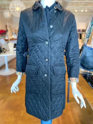 Burberry Black Quilted Utility Jacket