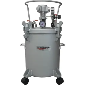 C.A Technologies 5 Gallon Pressure Tank With Air Powered Agitation - Double Regulated (NON-ASME)