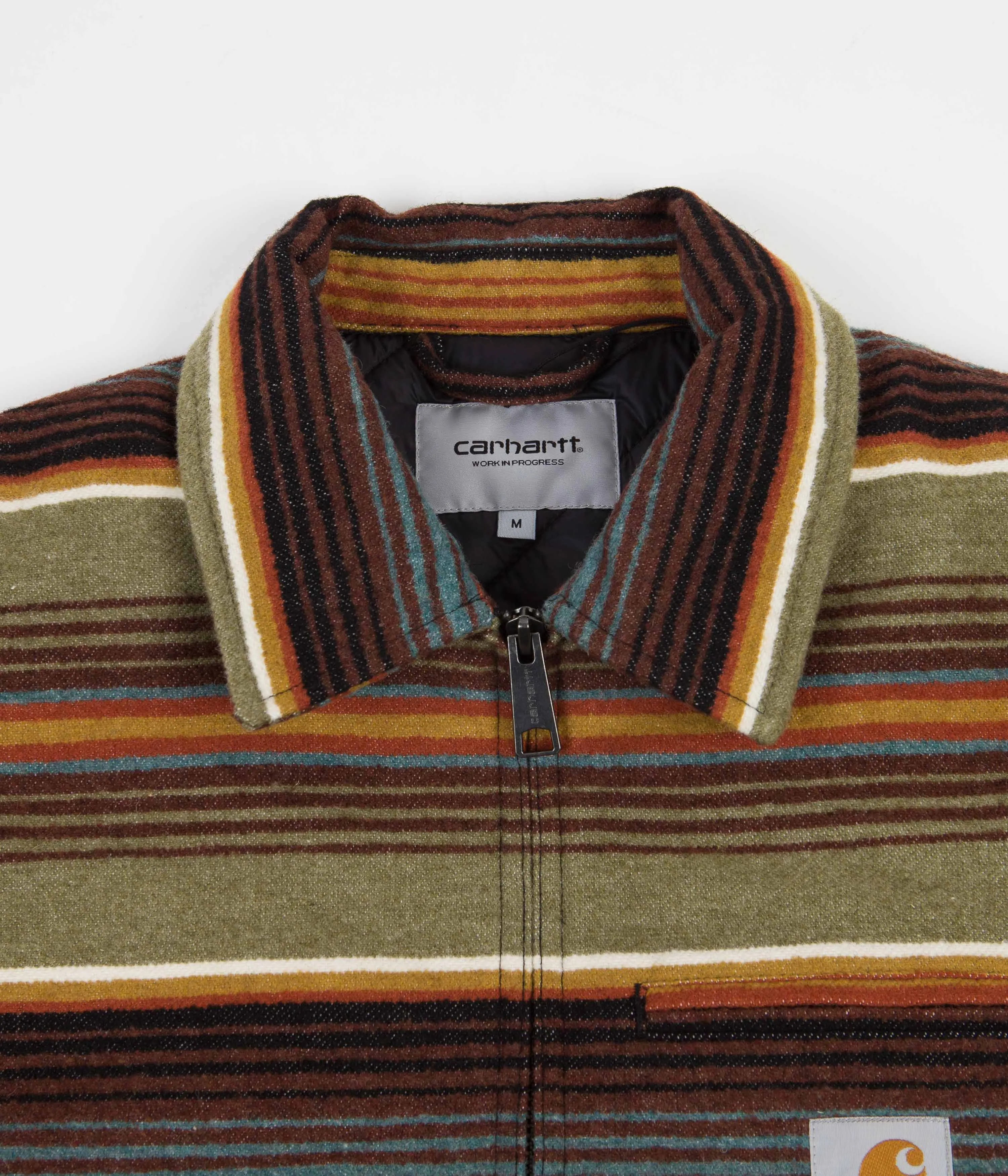 Carhartt Detroit Tuscon Jacket - Tuscon Stripe / Dollar Green