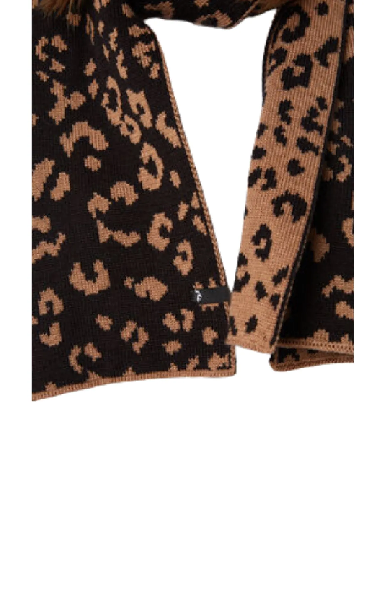 Cleo Reversible Scarf Latte