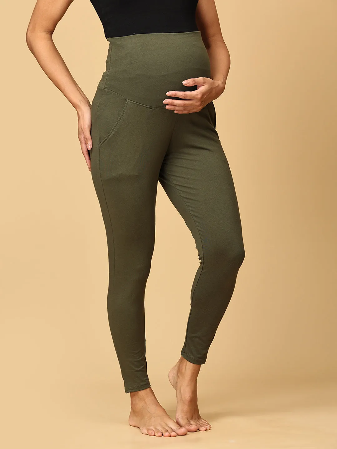 Comfy Maternity Leggings Combo of 3