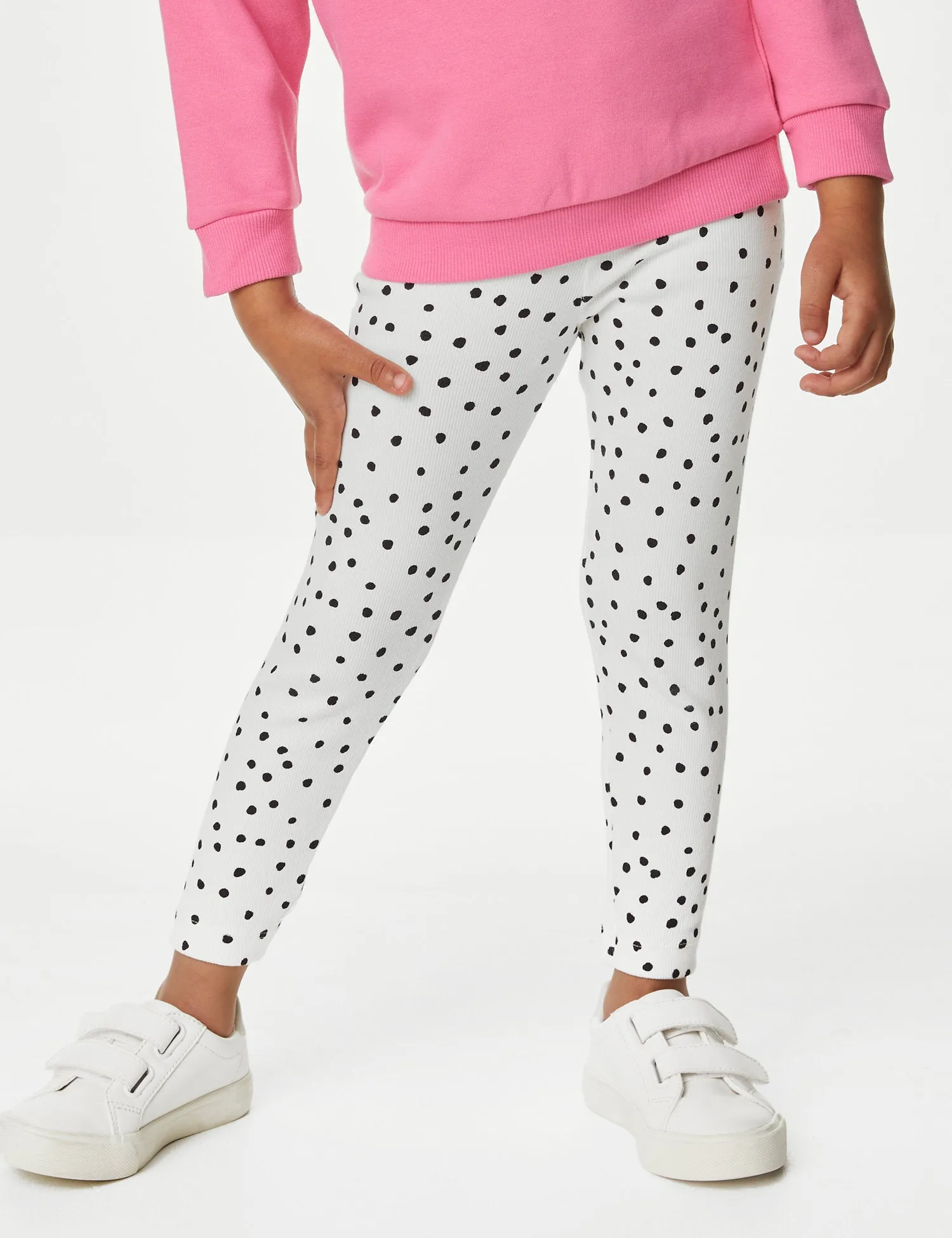 Cotton Rich Spotted Leggings