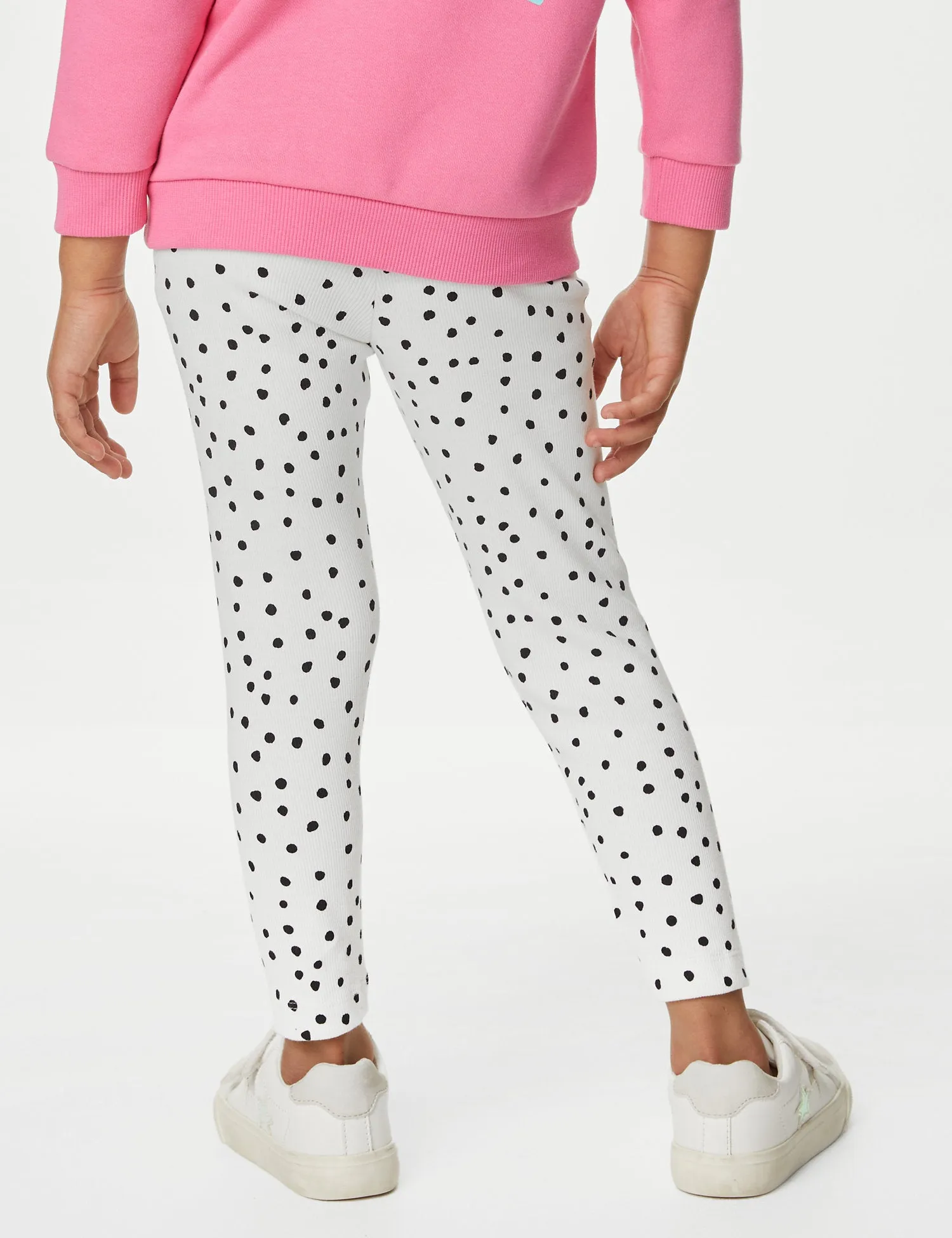 Cotton Rich Spotted Leggings