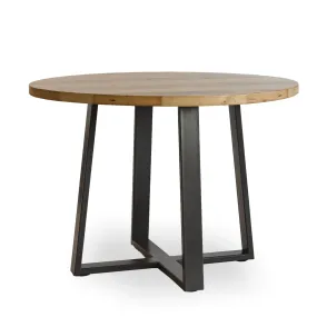 Criss Cross Reclaimed Wood Dining Table