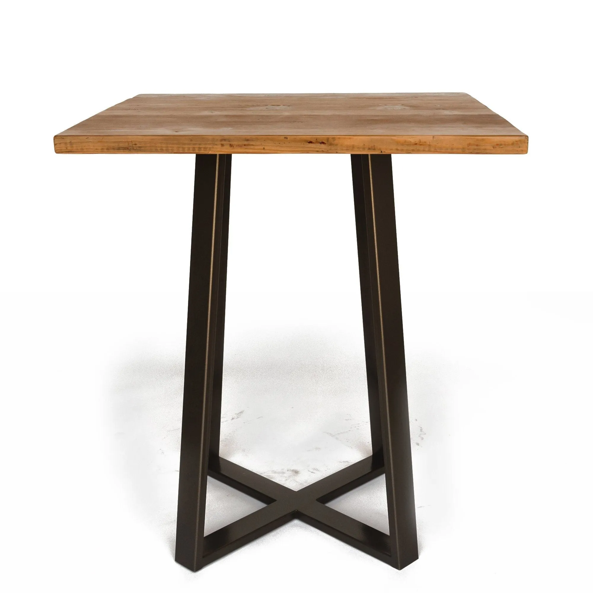 Criss Cross Square Pub Table