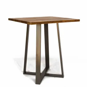 Criss Cross Square Pub Table