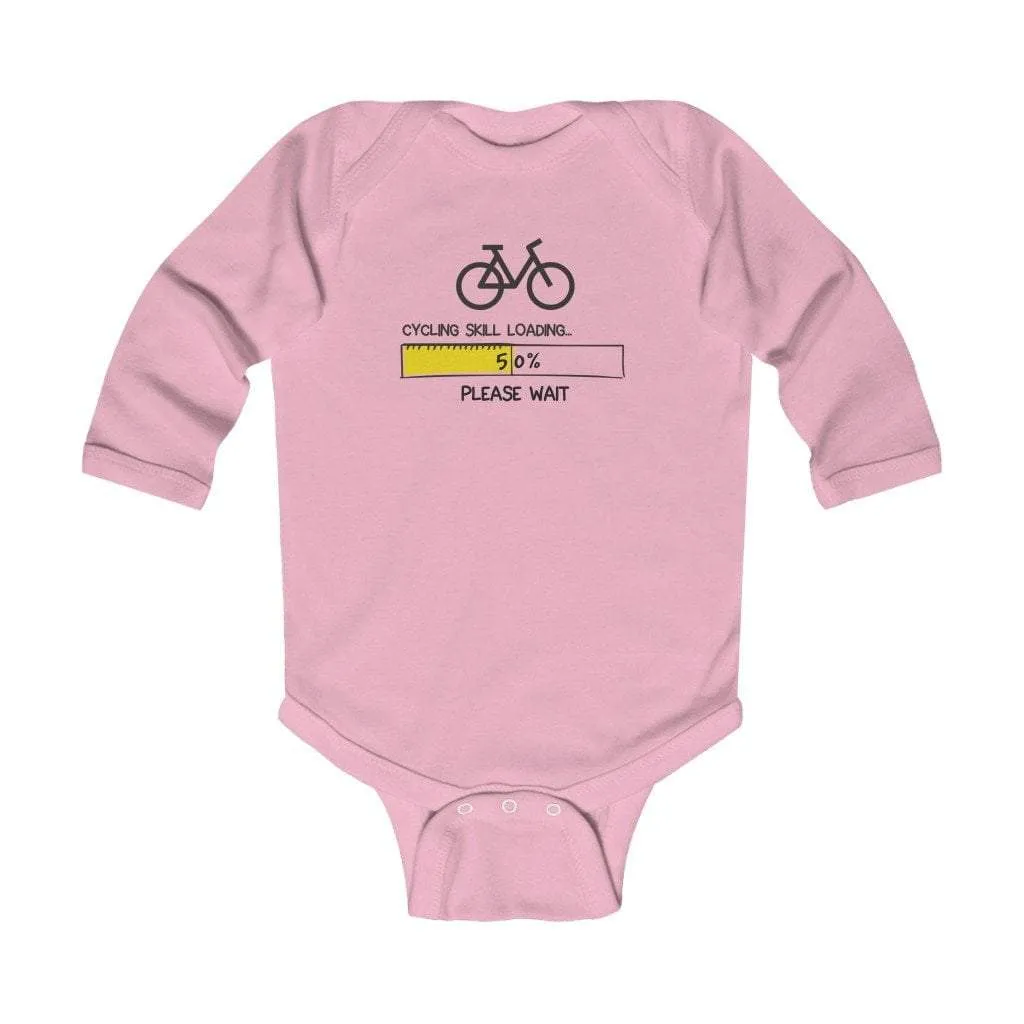 Cycling Skill Loading Infant Long Sleeve Bodysuit