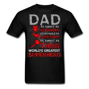 Dad World's Greatest Superhero Men's T-Shirt