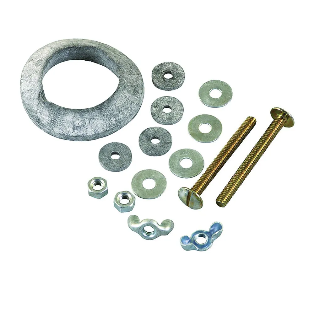 Danco 80378 Toilet Tank-to-Bowl Kit, Steel, For: Any Toilet Brand