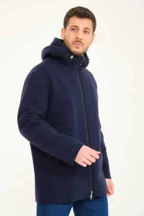 Dark Blue Cashmere Coat