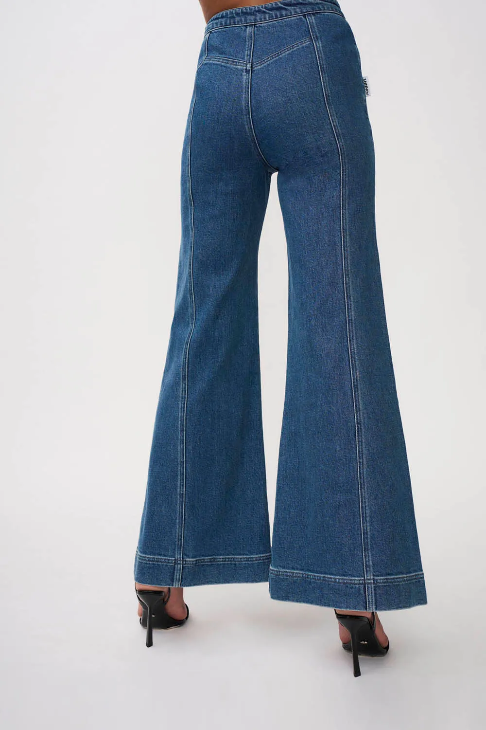 Della Denim Wide Leg Jean | Final Sale - Blue Wash