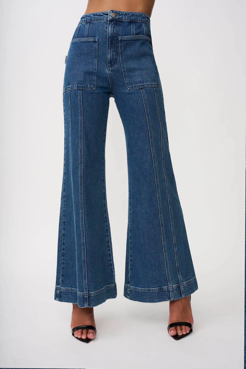 Della Denim Wide Leg Jean | Final Sale - Blue Wash