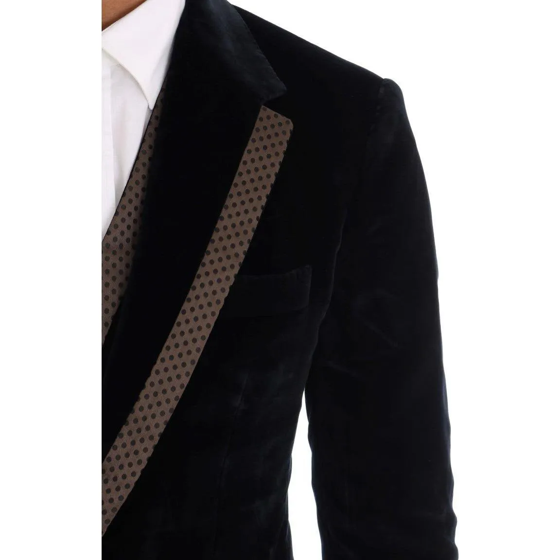 Dolce & Gabbana Elegant Blue Three-Piece Slim Fit Suit