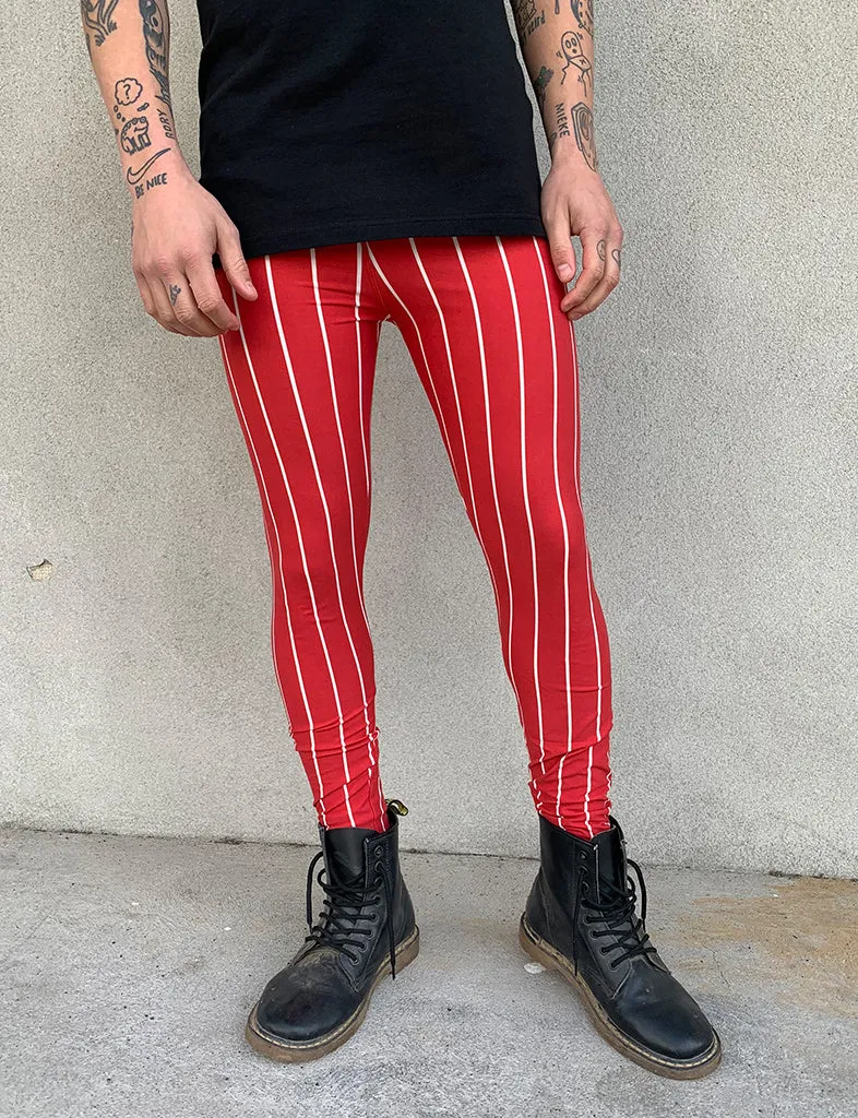 DOOF MEGGINGS - RED STRIPE