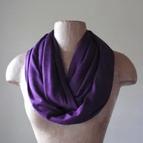 EGGPLANT PURPLE Infinity Scarf