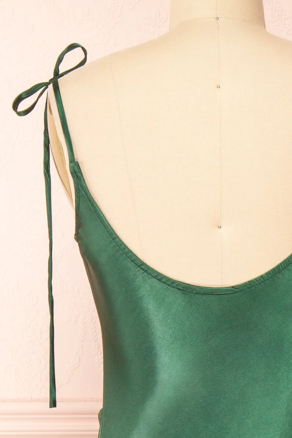 Elyse Green | Cowl Neck Midi Dress