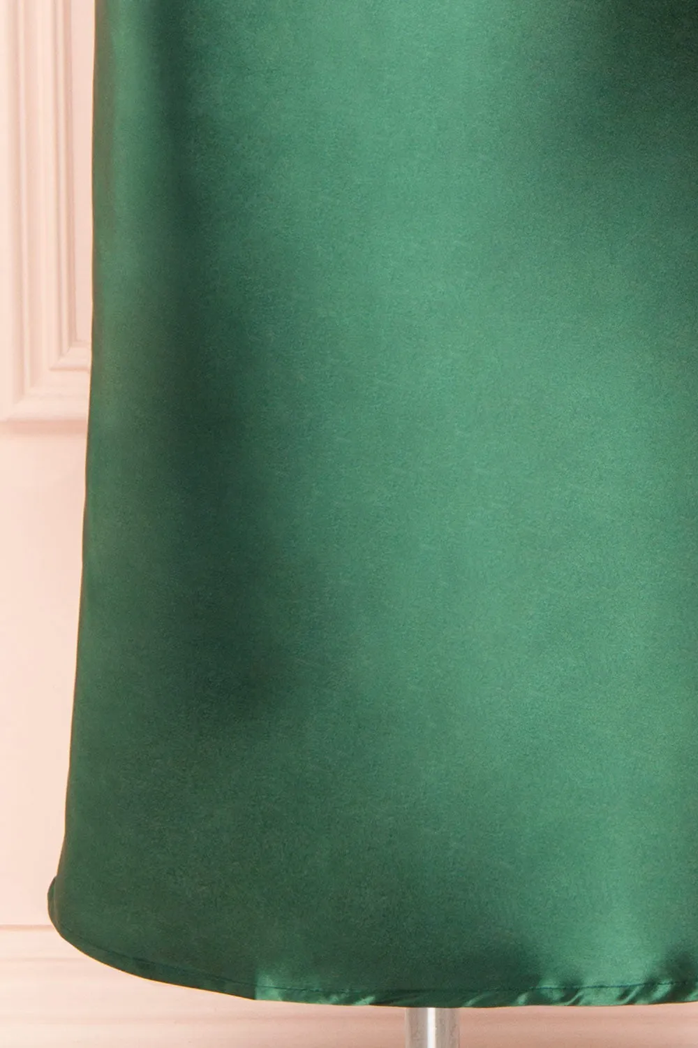 Elyse Green | Cowl Neck Midi Dress