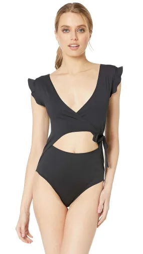 Free People Movement Streamline Bodysuit Black