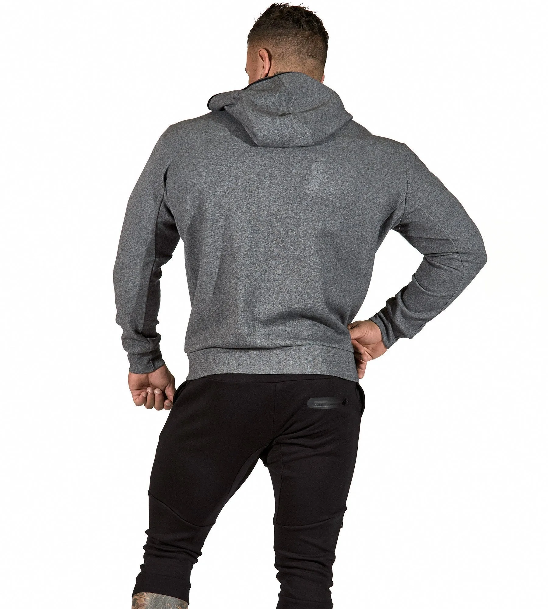 Fusion Zipper Hoodie II - Carbon Grey