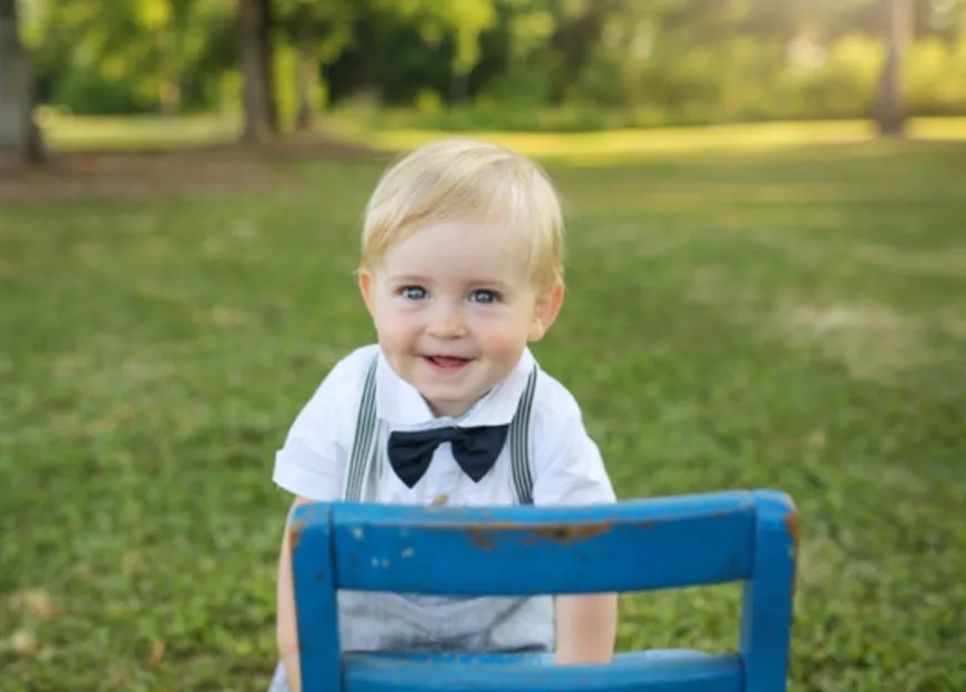 Gentleman Suit White Short Sleeve Shirts with Shorts, Suspenders and Bowtie #200069