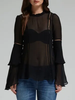 Georgette Layer Sleeve Top