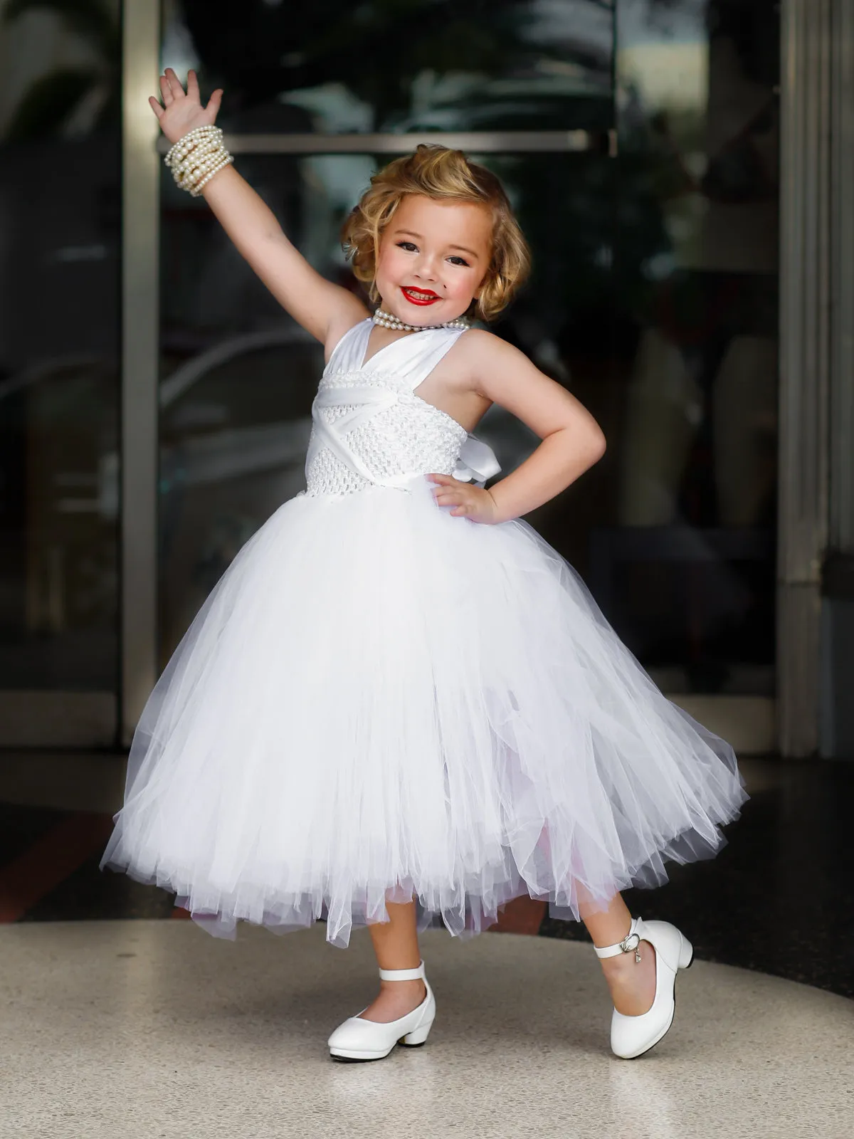 Girls Marilyn Monroe Inspired Tutu Costume Dress