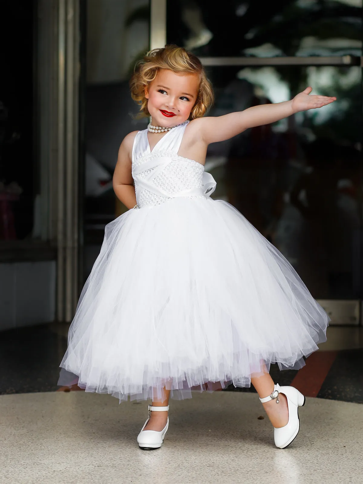 Girls Marilyn Monroe Inspired Tutu Costume Dress