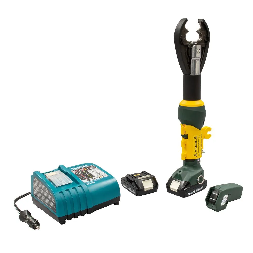 Greenlee EK425LXRDBG12 EK425LXR 6 Ton, D3/BG Profile Remote Crimper, 2.0Ah Battery, 12V Charger 