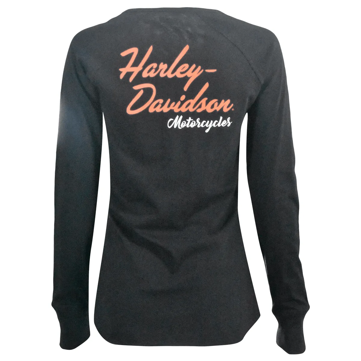 HD Branded Women's T-Shirt Iconic Zippered Round Neck Henley (S18)