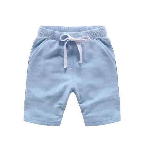 Hot Sale Baby Clothing Boys High Quality Colorful Shorts Summer Fashion Cotton Trousers Kids Solid Beach Shorts Children's Pants