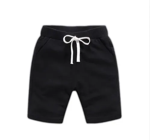 Hot Sale Baby Clothing Boys High Quality Colorful Shorts Summer Fashion Cotton Trousers Kids Solid Beach Shorts Children's Pants