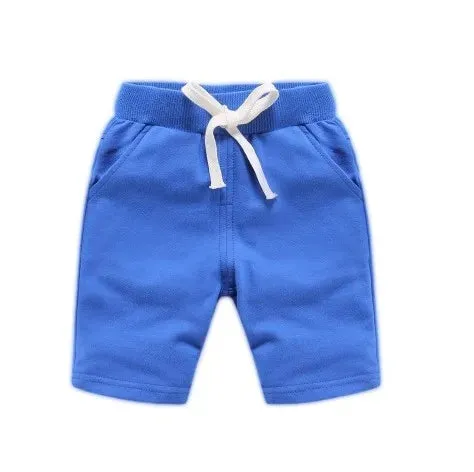 Hot Sale Baby Clothing Boys High Quality Colorful Shorts Summer Fashion Cotton Trousers Kids Solid Beach Shorts Children's Pants