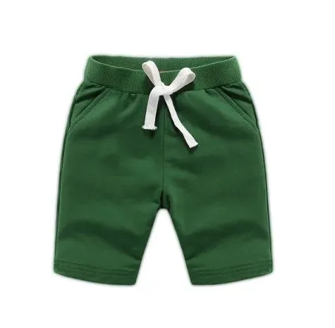 Hot Sale Baby Clothing Boys High Quality Colorful Shorts Summer Fashion Cotton Trousers Kids Solid Beach Shorts Children's Pants