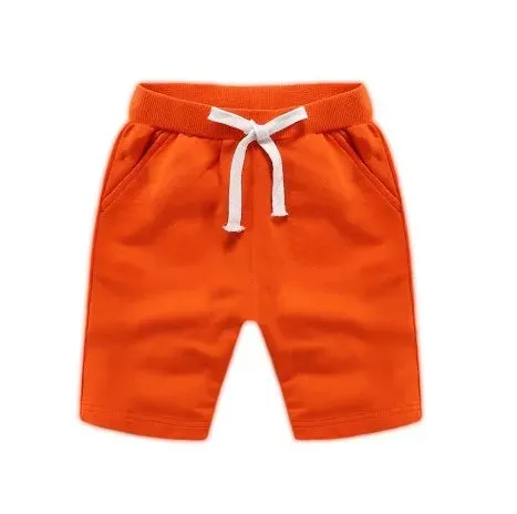 Hot Sale Baby Clothing Boys High Quality Colorful Shorts Summer Fashion Cotton Trousers Kids Solid Beach Shorts Children's Pants