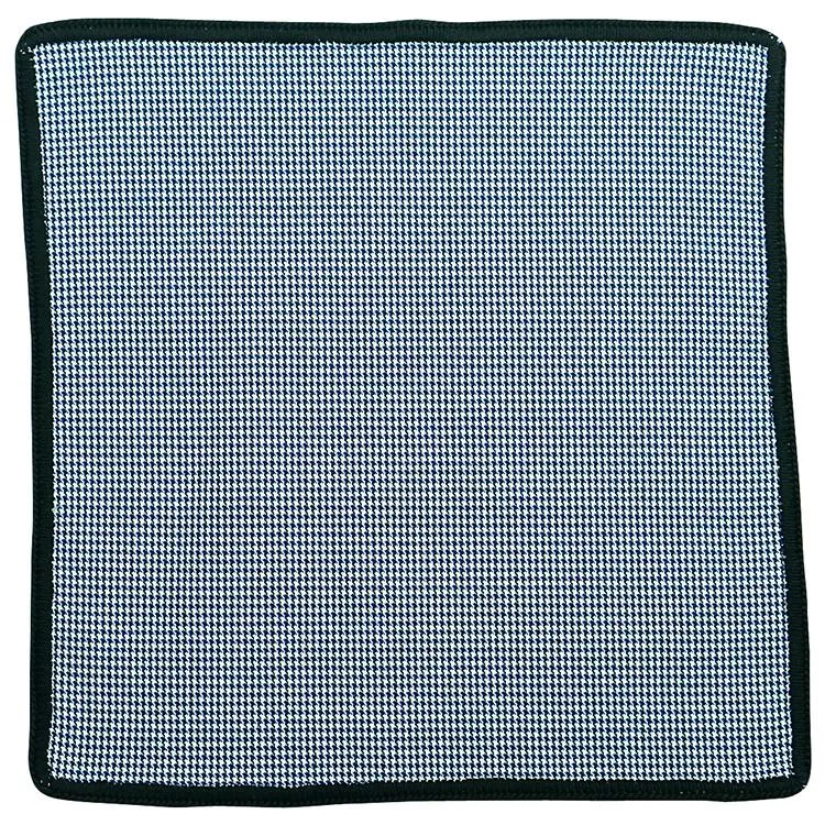 Houndstooth Mezzanotte with Black Signature Border